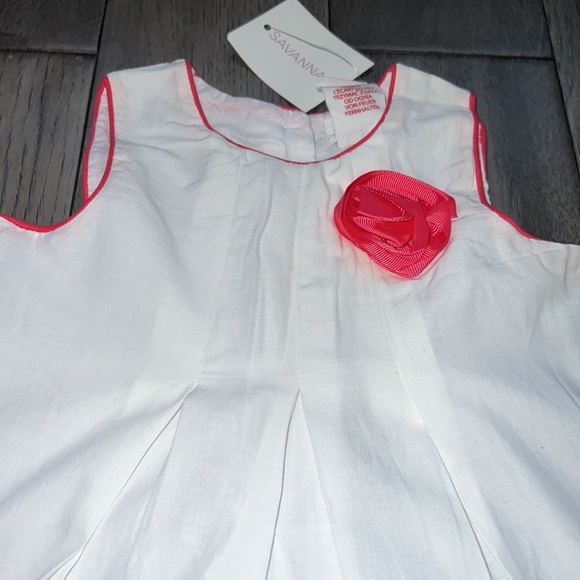 NWT savannah sleeveless, floral, pleated dress - Picture 2 of 7